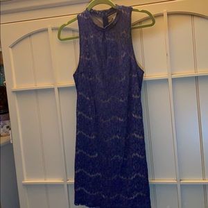 Royal Blue high neck dress